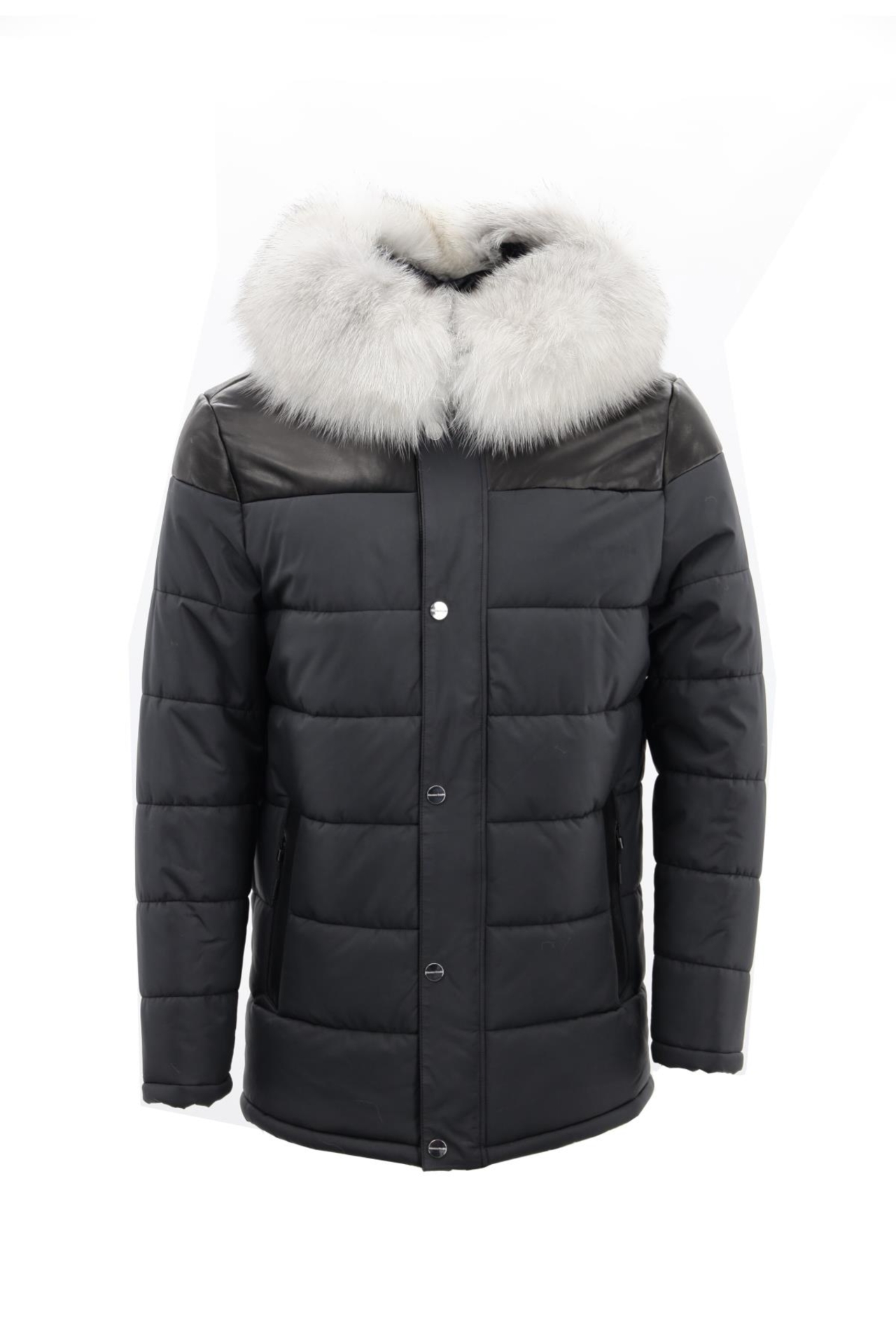 Picture of Giovane Gentile Leather Coat