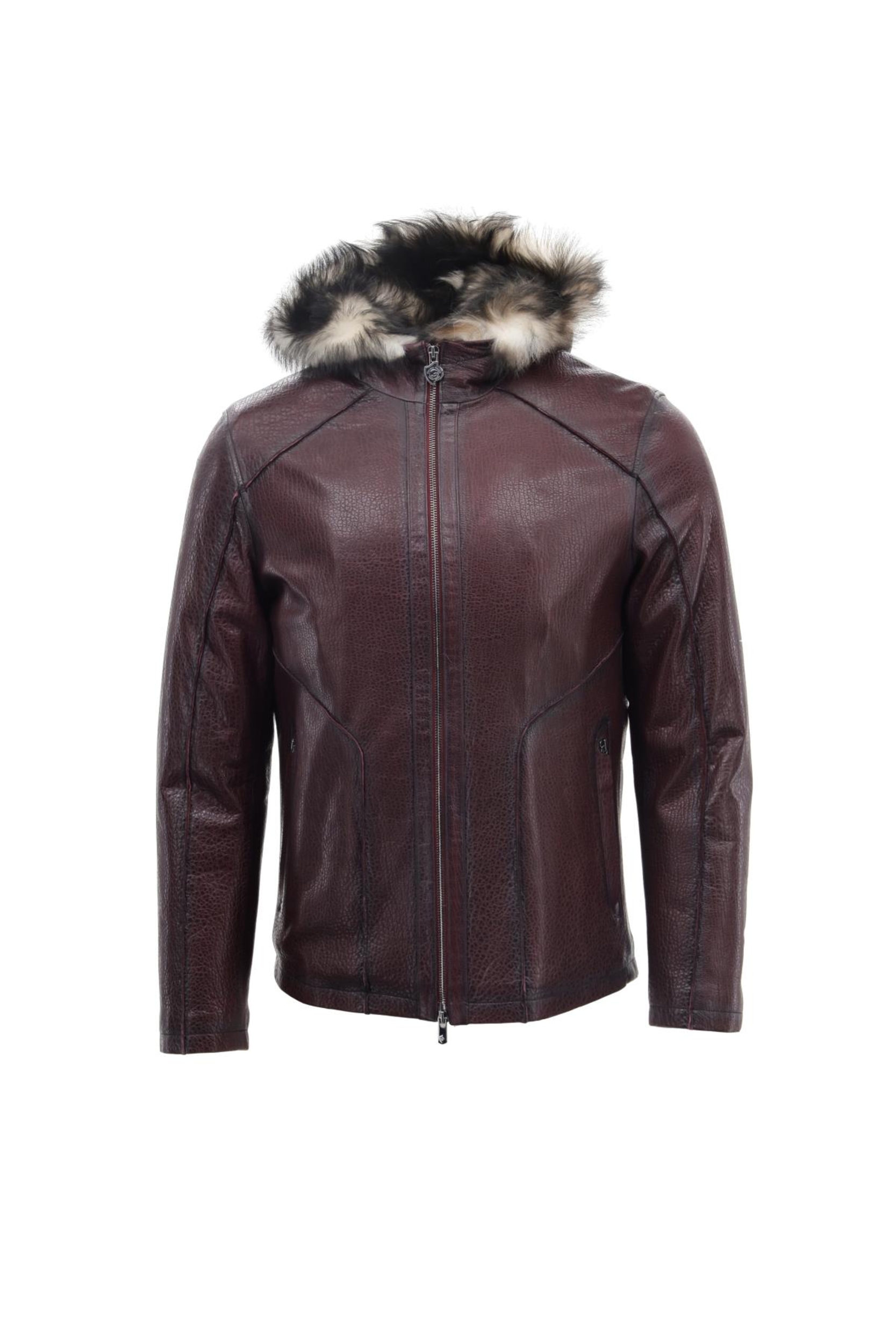 Picture of Giovane Gentile Leather Coat