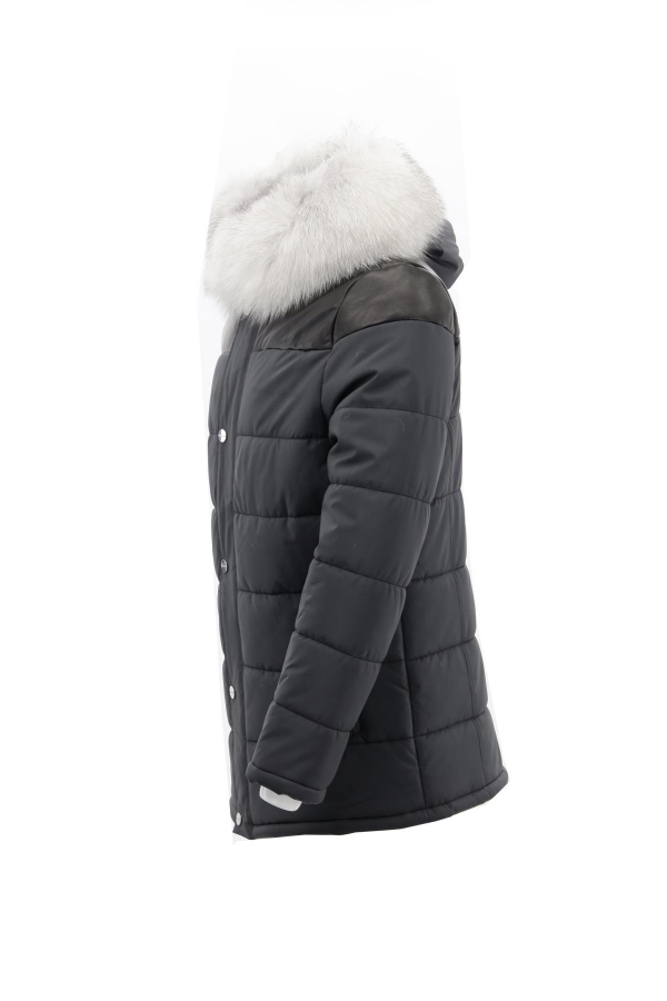 Picture of Giovane Gentile Leather Coat