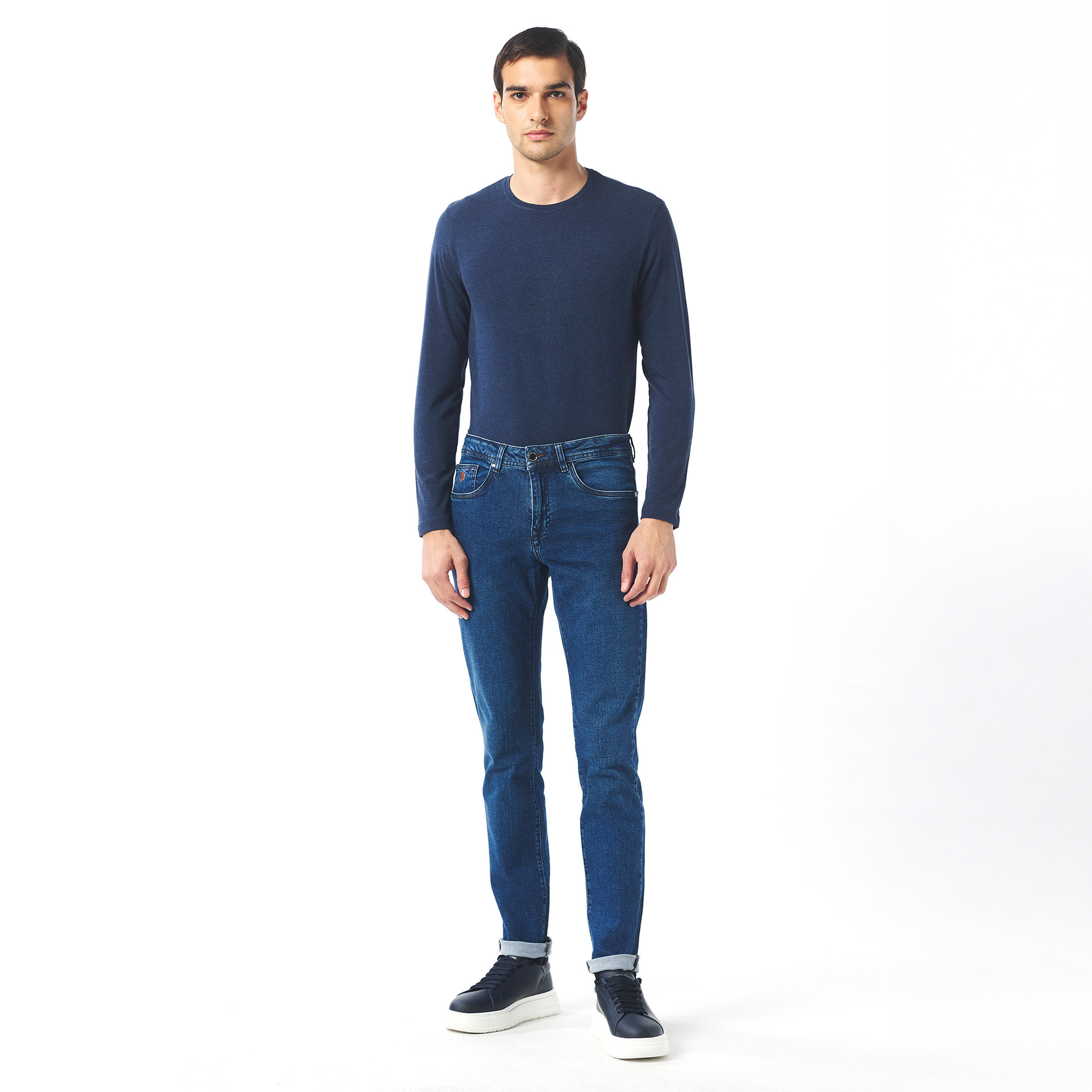 Picture of Giovane Gentile Trousers Denim