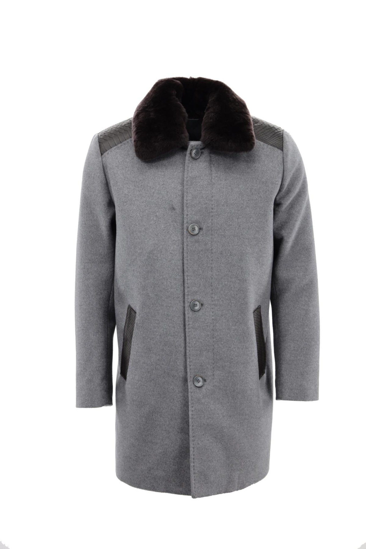Picture of Giovane Gentile Leather Coat