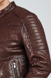 Picture of Giovane Gentile Leather Coat