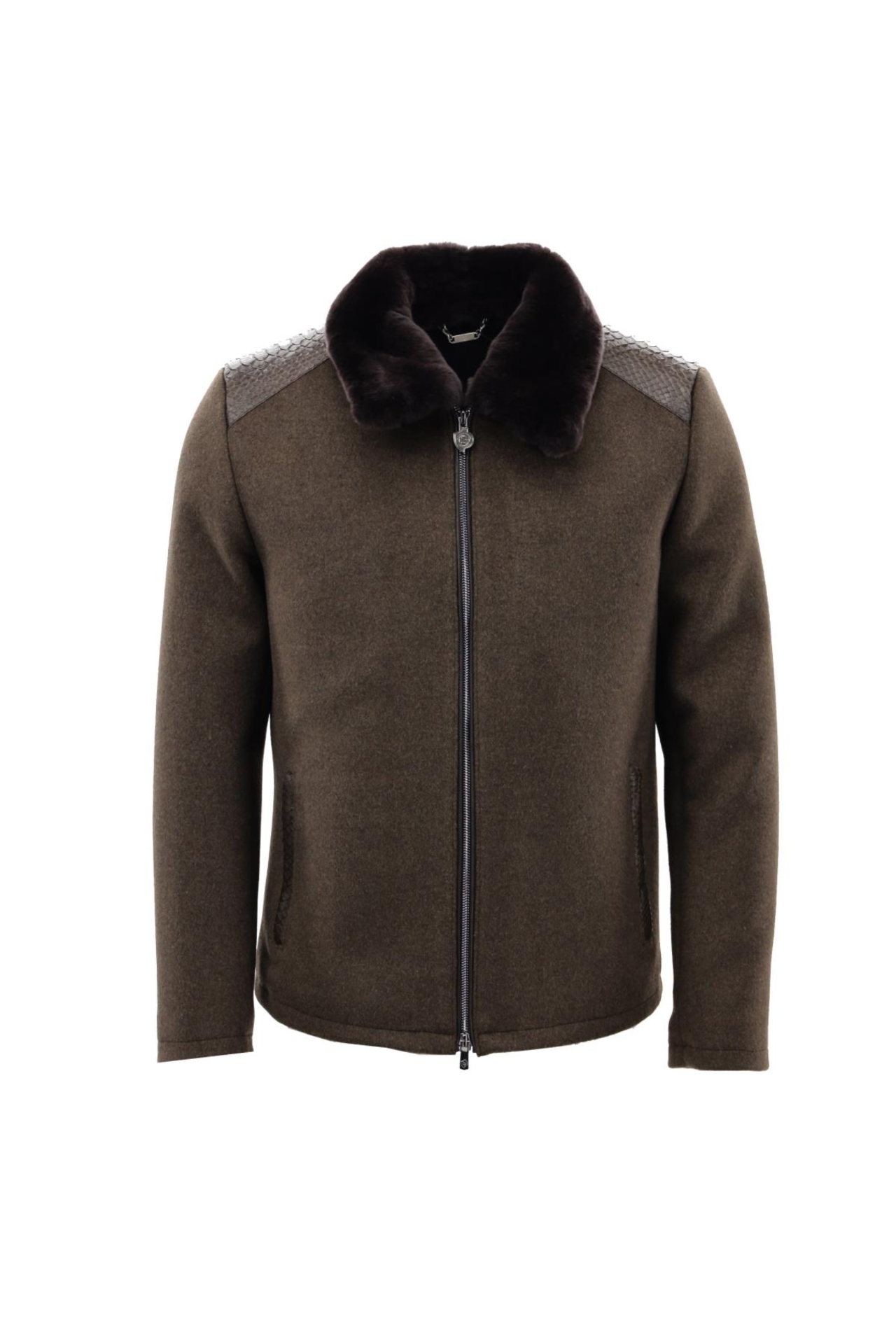 Picture of Giovane Gentile Leather Coat