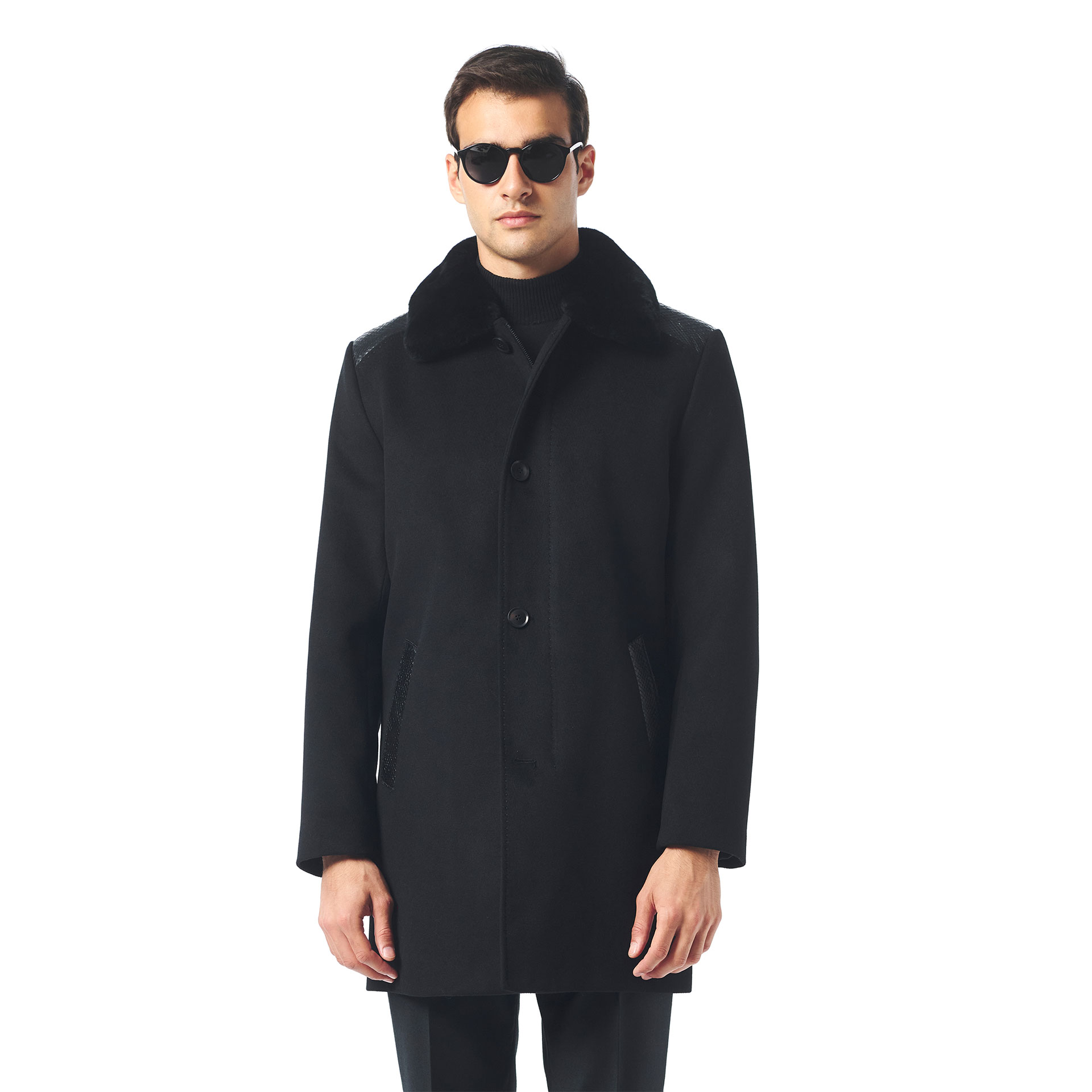 Picture of Giovane Gentile Leather Coat