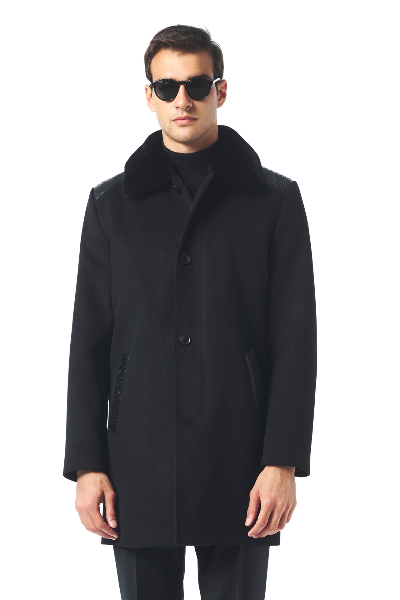 Picture of Giovane Gentile Leather Coat