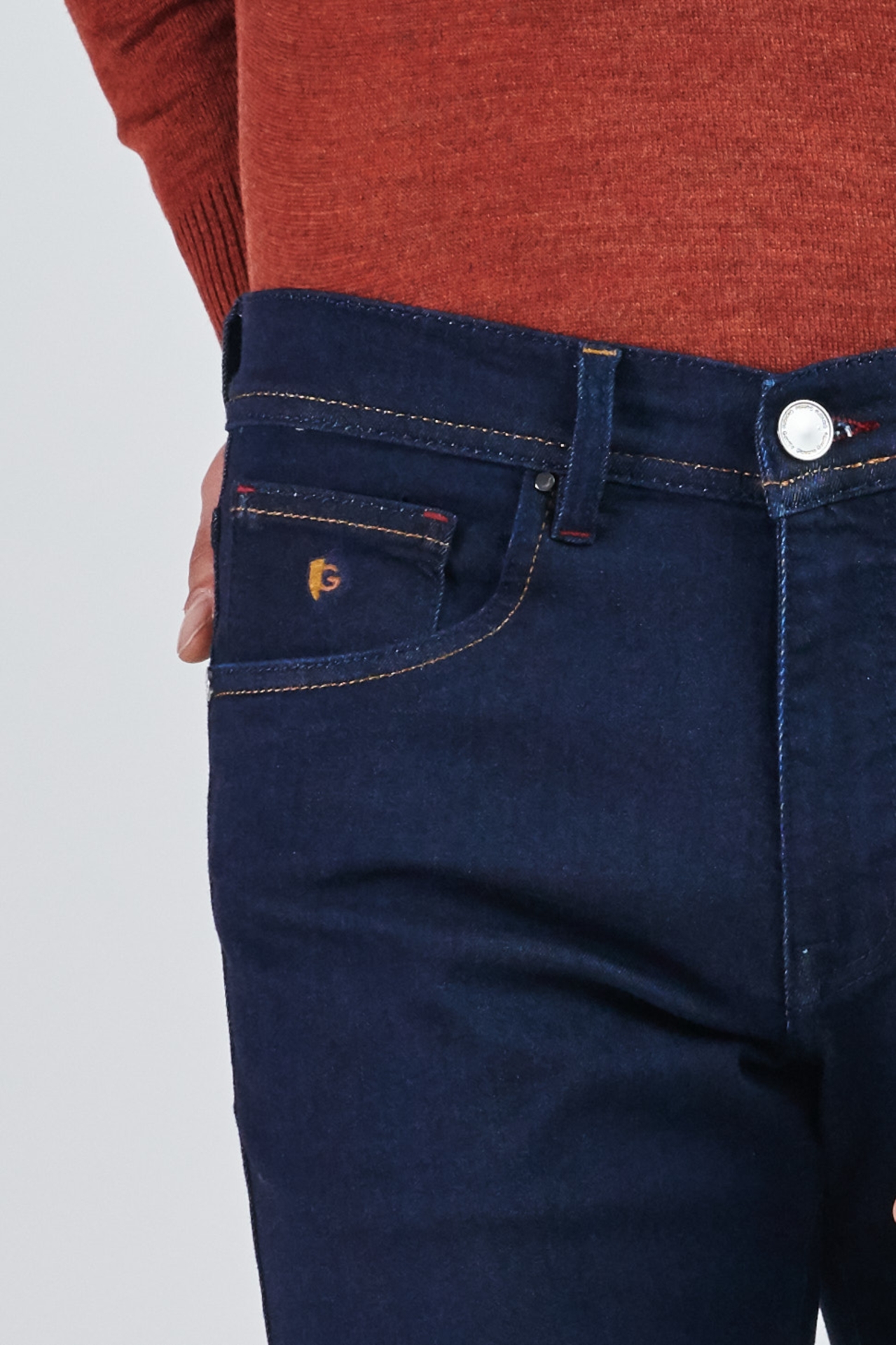 Picture of Giovane Gentile Trousers Denim