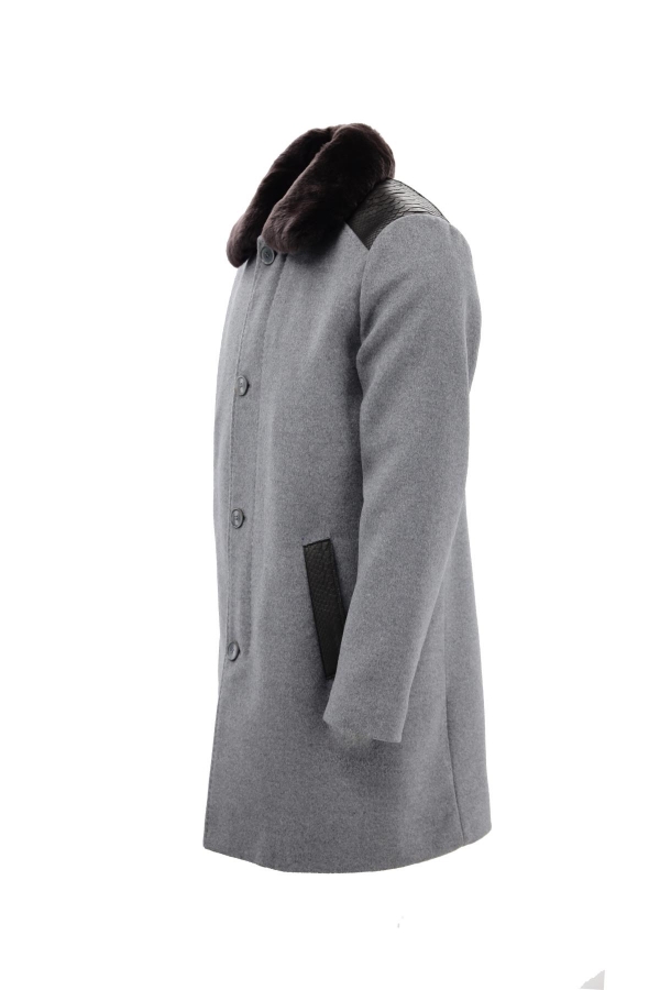Picture of Giovane Gentile Leather Coat