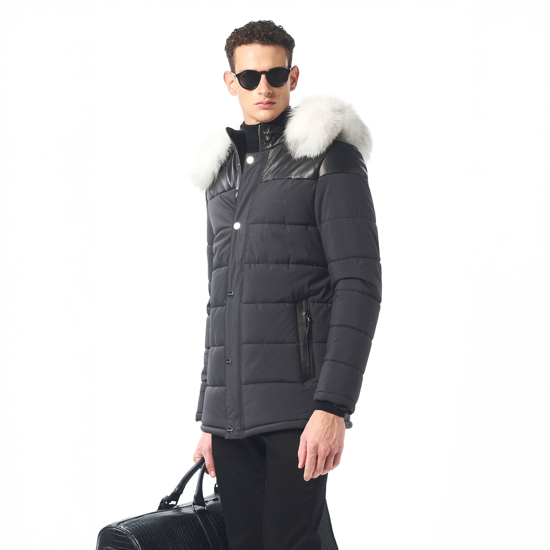 Picture of Giovane Gentile Leather Coat