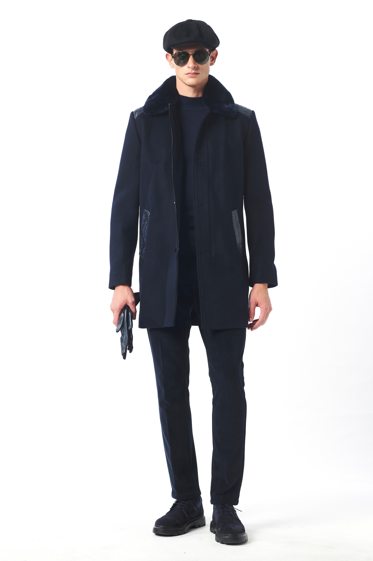 Picture of Giovane Gentile Leather Coat