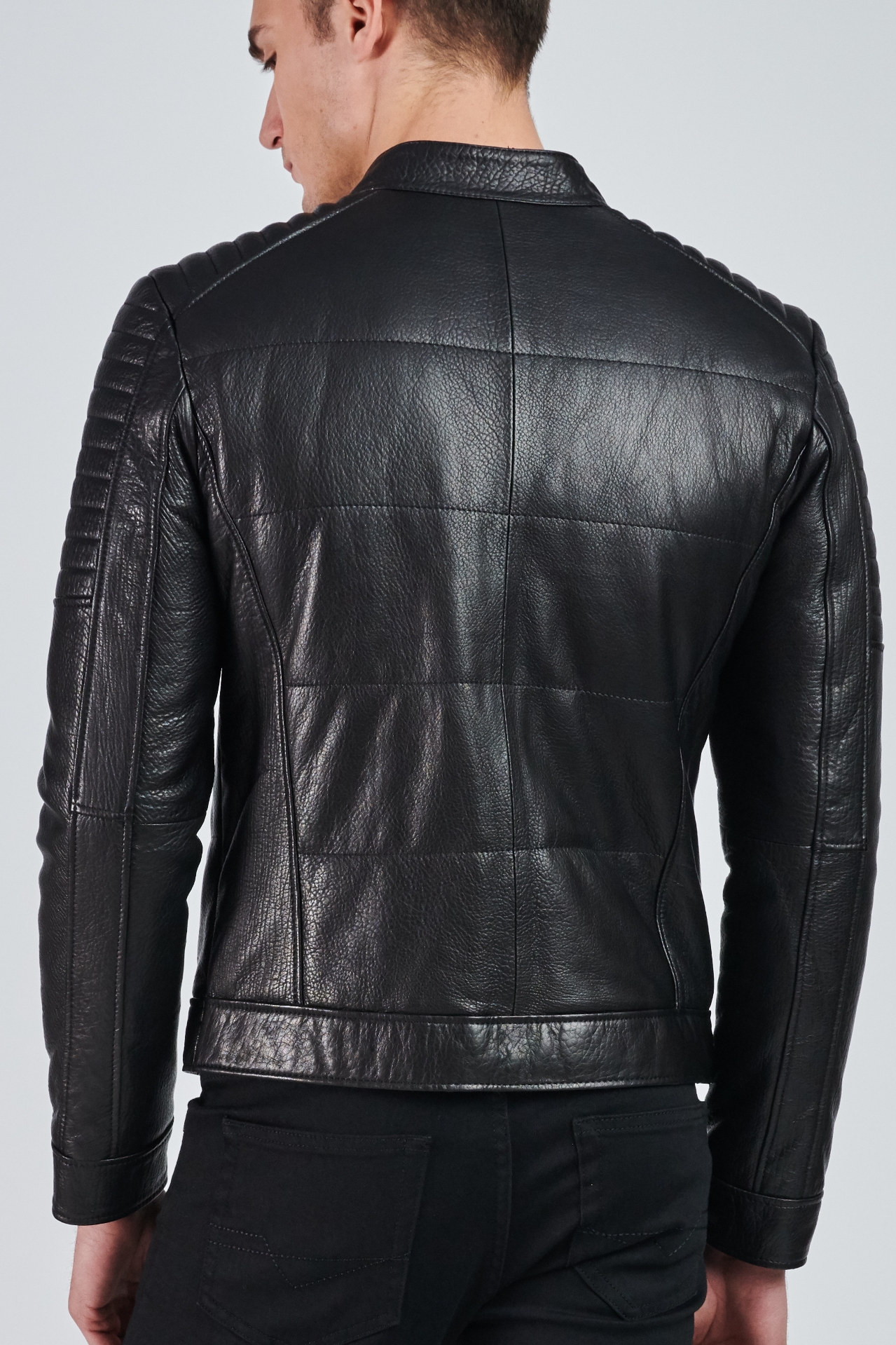 Picture of Giovane Gentile Leather Coat