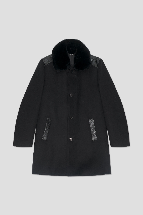 Picture of Giovane Gentile Leather Coat