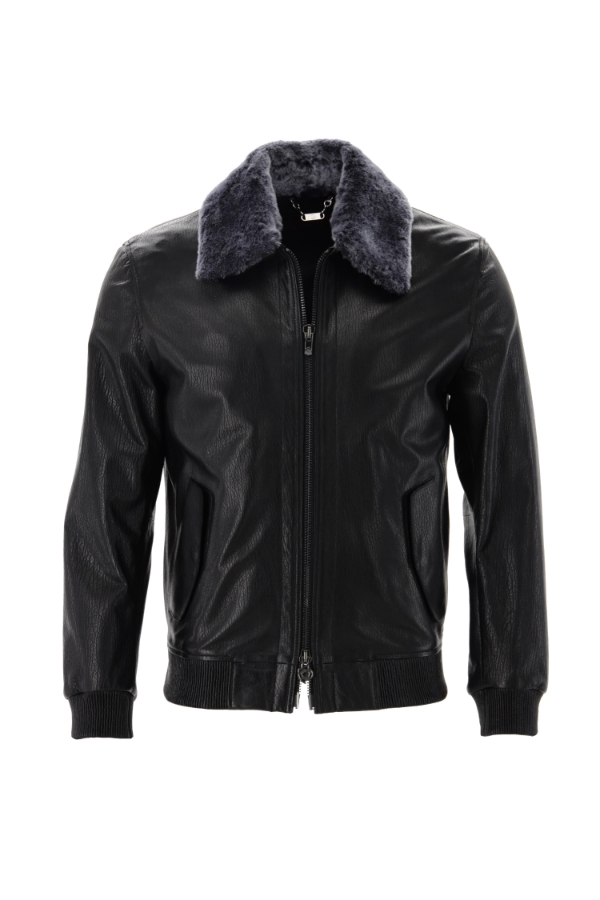 Picture of Giovane Gentile Leather Coat