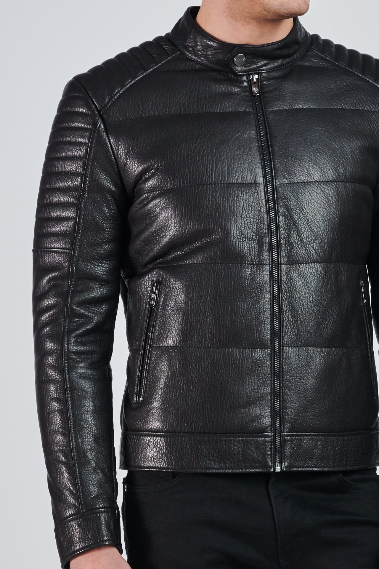Picture of Giovane Gentile Leather Coat