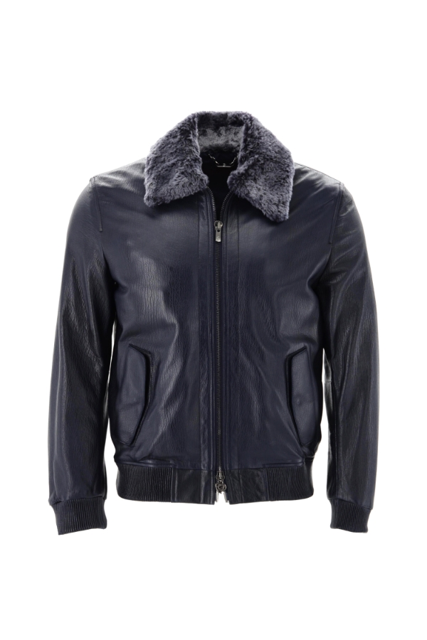 Picture of Giovane Gentile Leather Coat