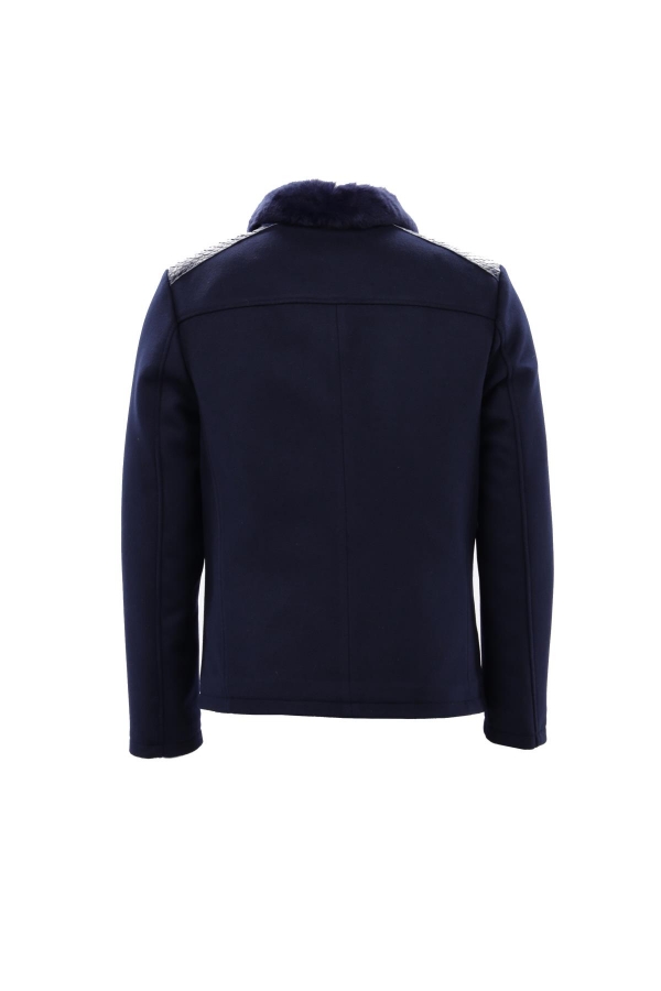 Picture of Giovane Gentile Leather Coat