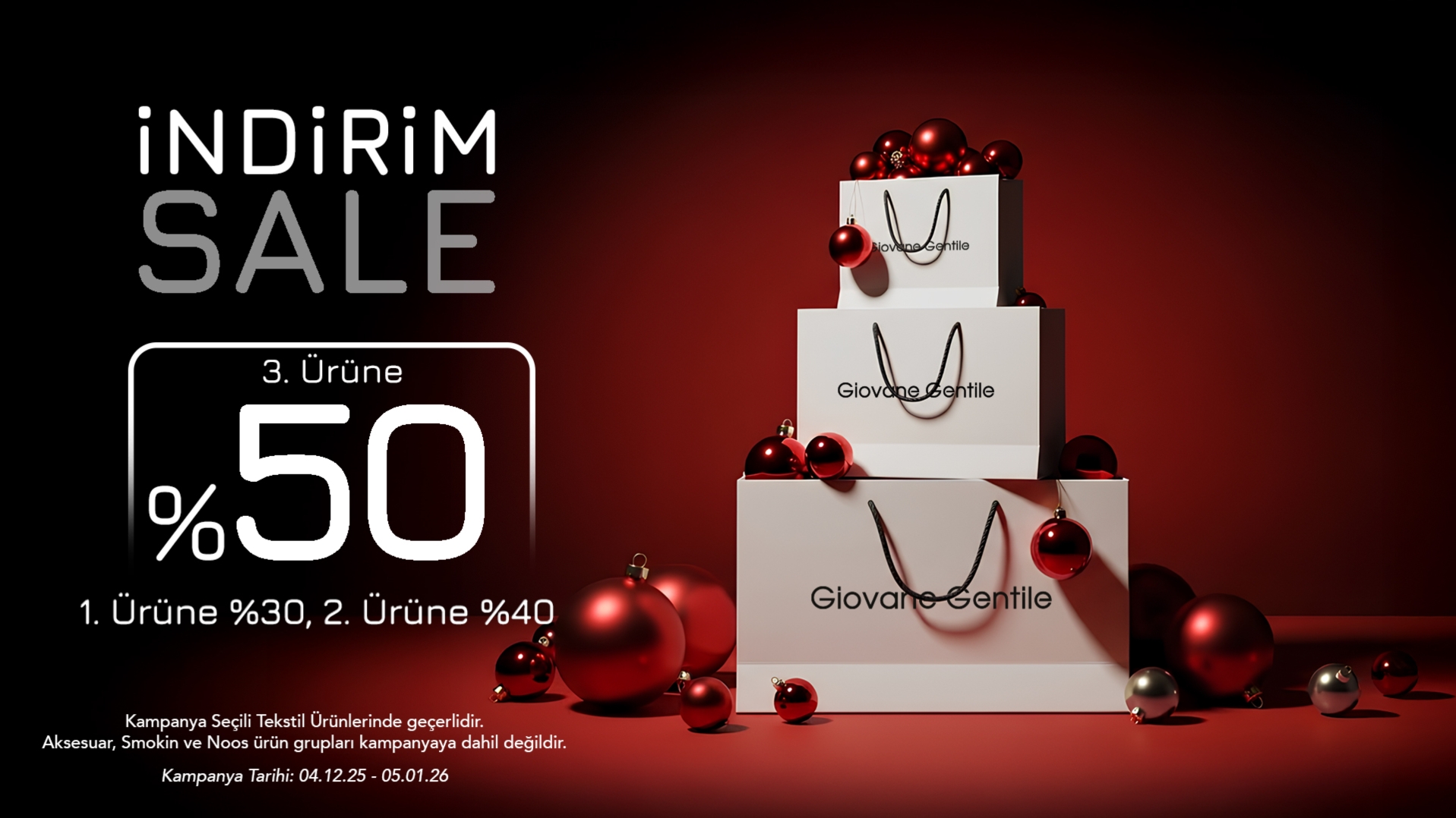 3 ve üzeri %50 İndirim ok