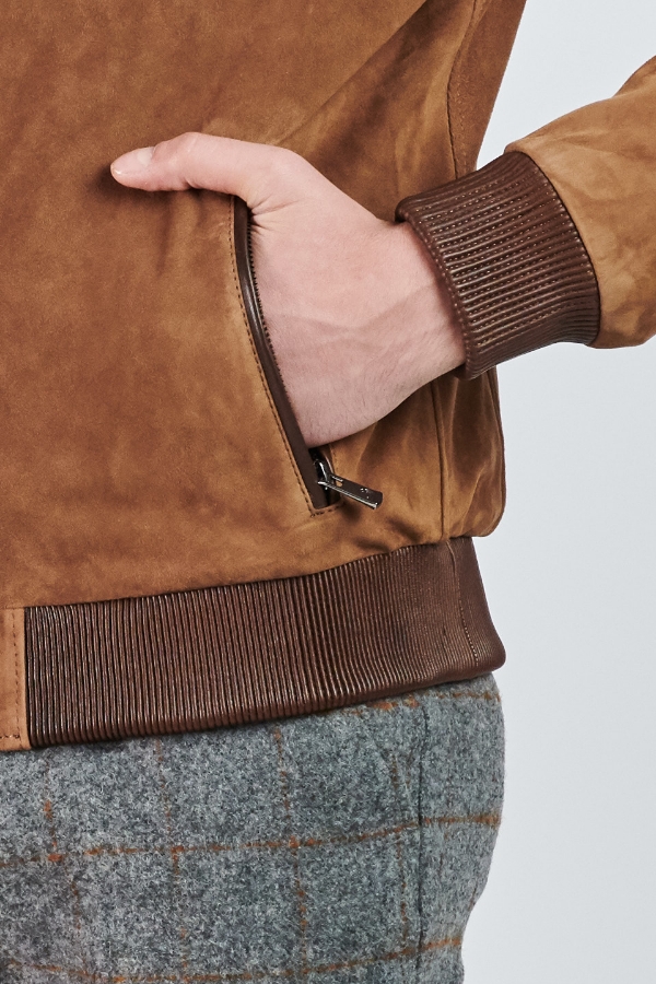 Picture of Giovane Gentile Leather Coat