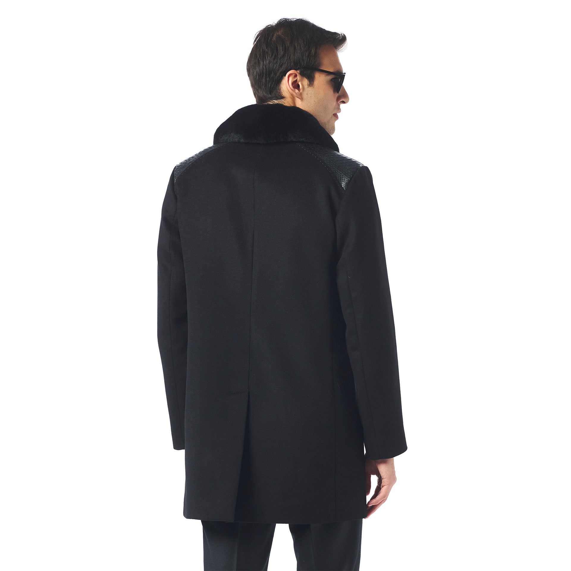 Picture of Giovane Gentile Leather Coat