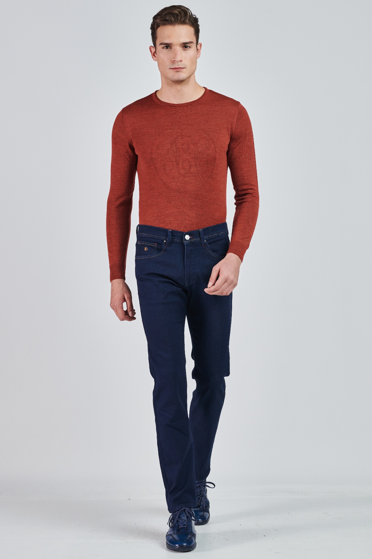 Picture of Giovane Gentile Trousers Denim