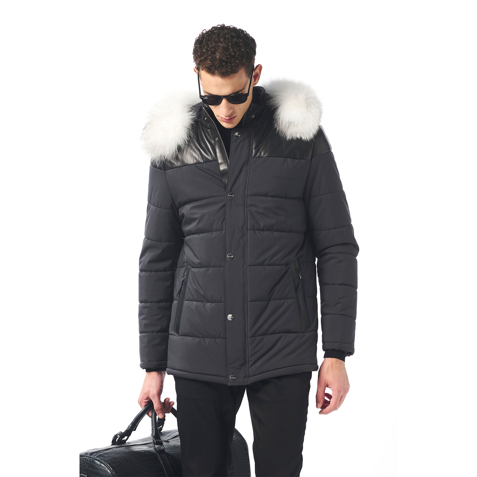 Picture of Giovane Gentile Leather Coat