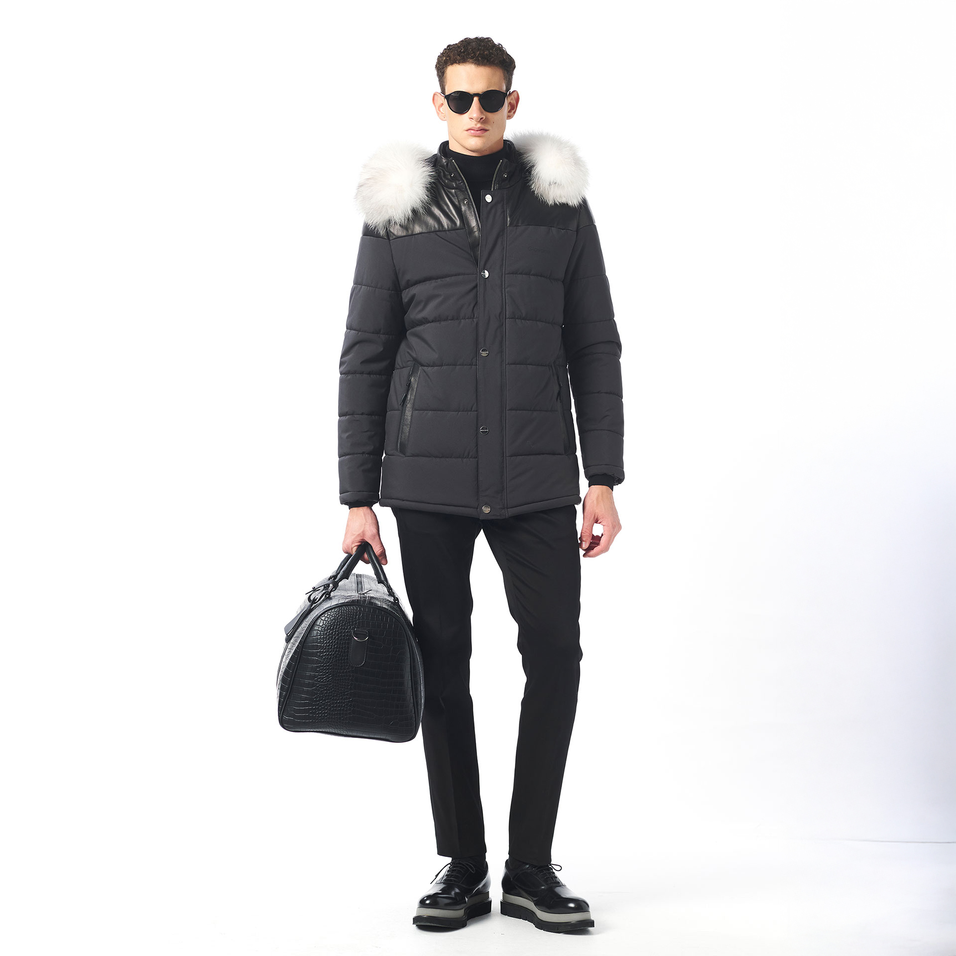 Picture of Giovane Gentile Leather Coat