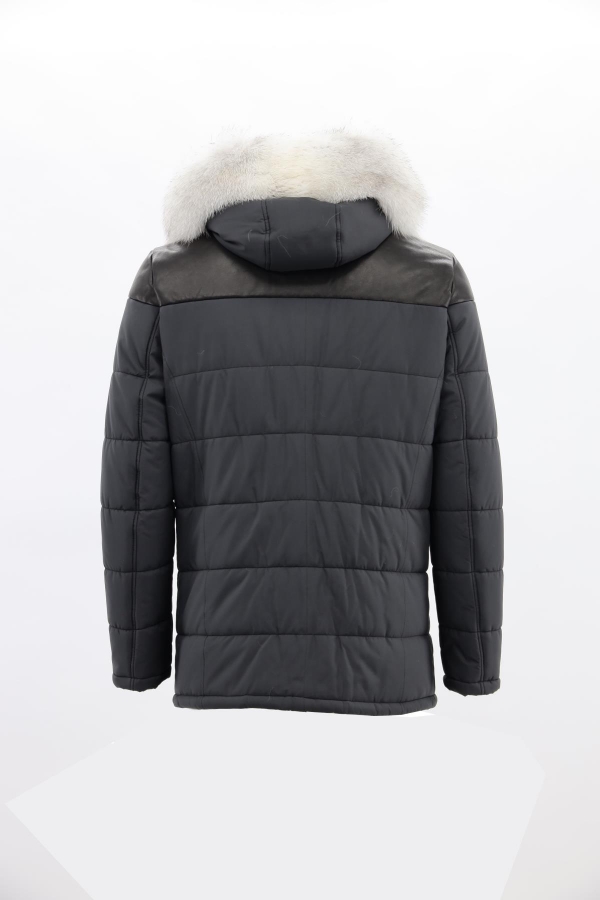 Picture of Giovane Gentile Leather Coat
