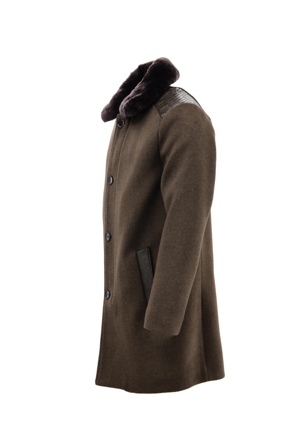 Picture of Giovane Gentile Leather Coat