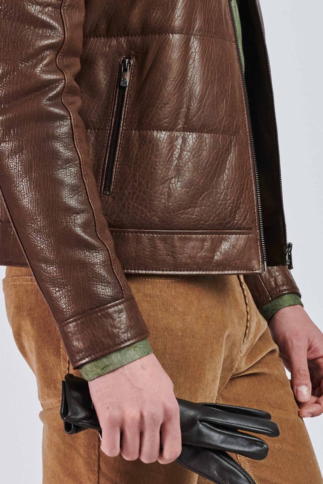 Picture of Giovane Gentile Leather Coat