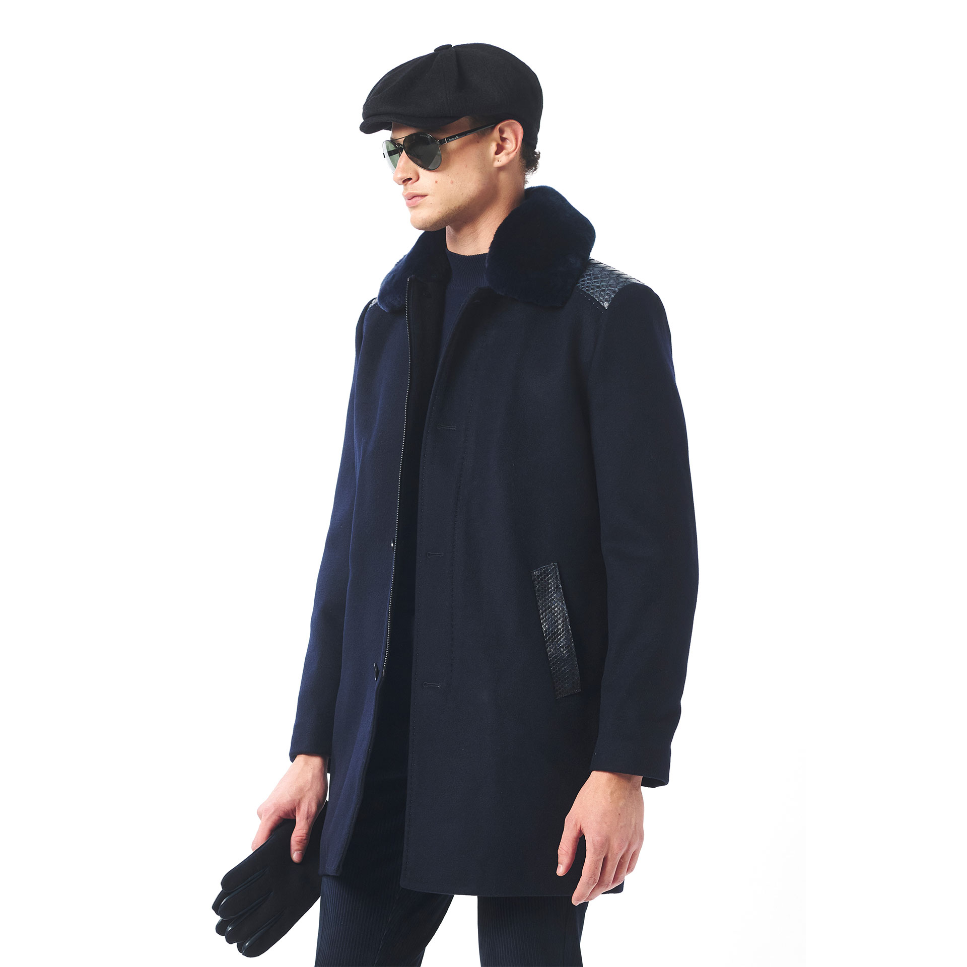 Picture of Giovane Gentile Leather Coat