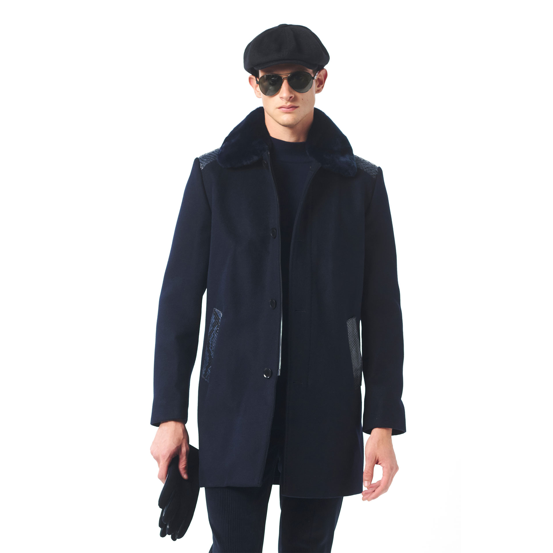 Picture of Giovane Gentile Leather Coat