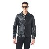 Picture of Giovane Gentile Leather Coat
