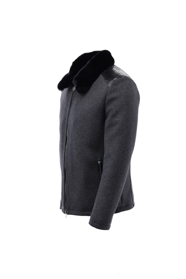 Picture of Giovane Gentile Leather Coat