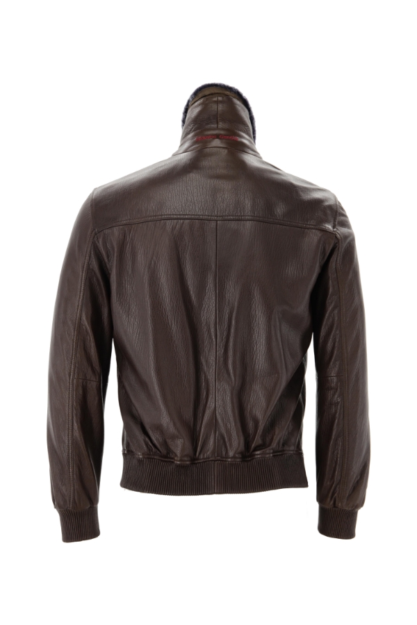 Picture of Giovane Gentile Leather Coat