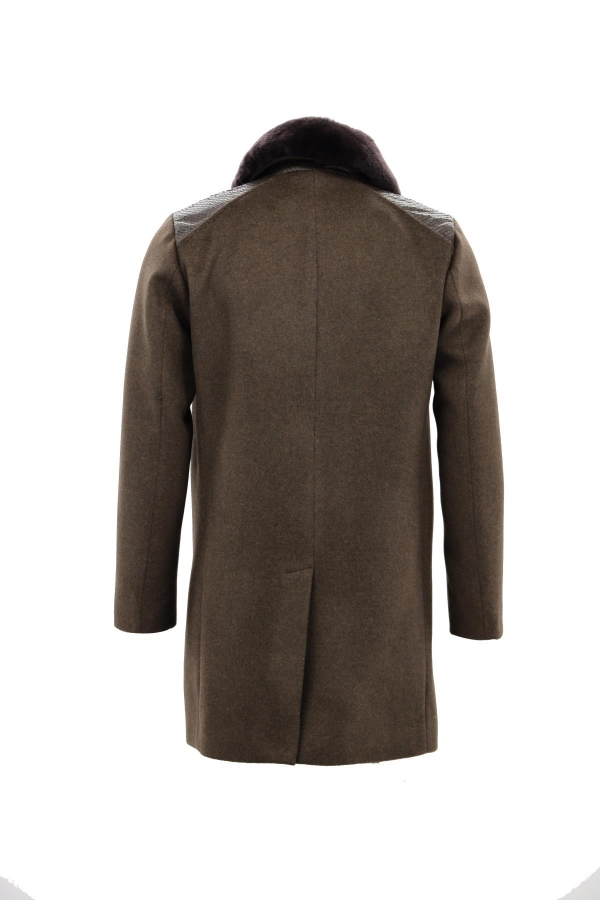 Picture of Giovane Gentile Leather Coat